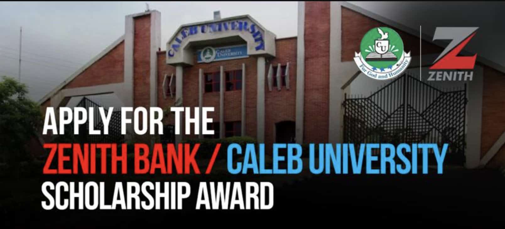 Zenith Bank Partners with Caleb University to Offer 2025/2026 ...
