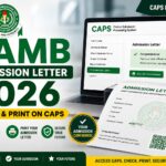 JAMB Admission Letter 2026: Check & Print on CAPS