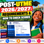 Post-UTME 2026/2027: Requirements & How to Check Scores