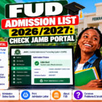 FUD Admission List 2026/2027: Check JAMB Portal