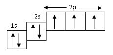The above orbital diagram shown the electronic configuration of