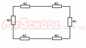 Find the effective resistance in the diagram above